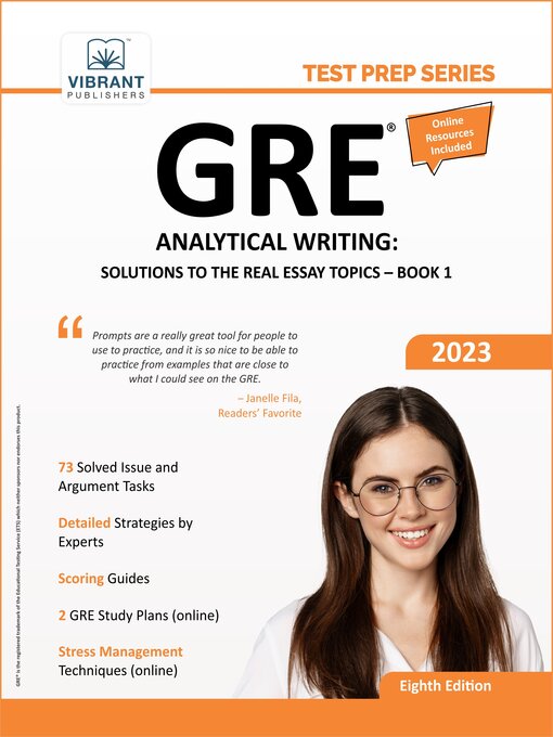 Cover image for GRE Analytical Writing